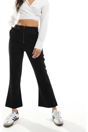 ASOS Zip front kick flare tailored trouser in