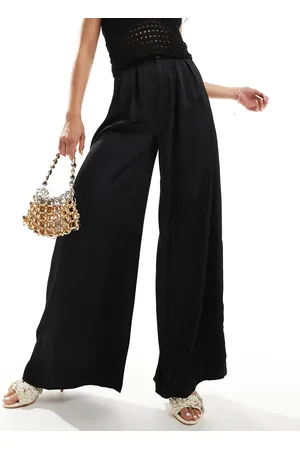 Kaiia Exclusive satin wide leg trousers in