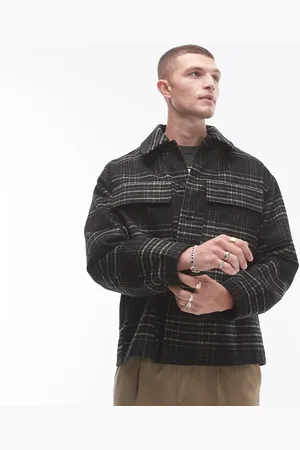 Topman Lined check shacket