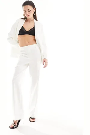 Y.A.S Bridal high waisted tailored trousers co-ord in