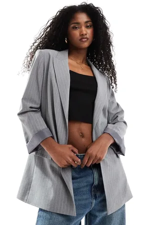Stradivarius Blazer in pinstripe