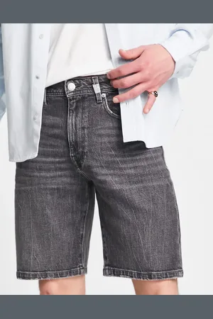 SELECTED Cotton slim fit denim shorts in