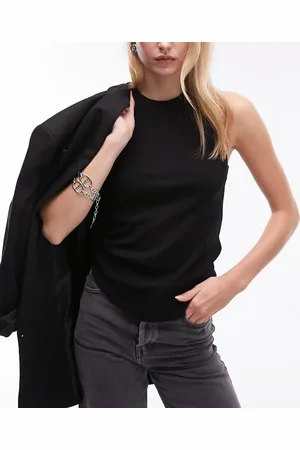 Topshop Rib racer vest in