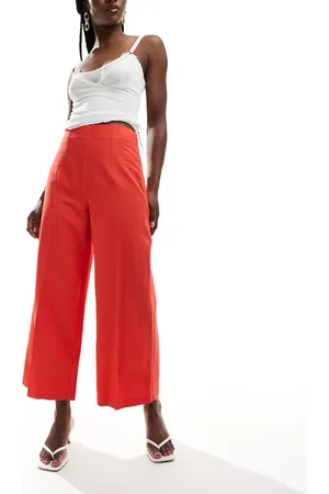 ASOS Tailored linen culotte trousers in