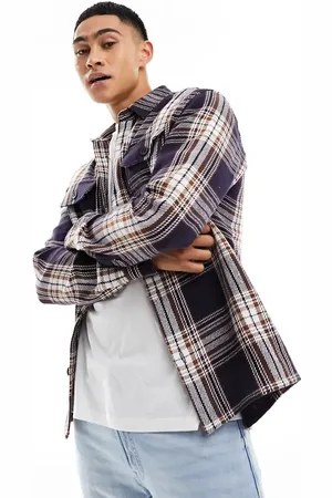 New Look Check overshirt in