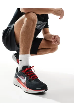Nike Air Zoom Pegasus 41 wide trainers in and red