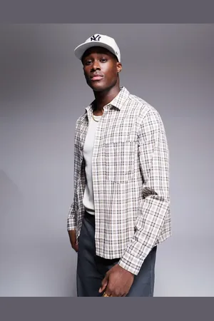 ASOS Boxy shirt in check