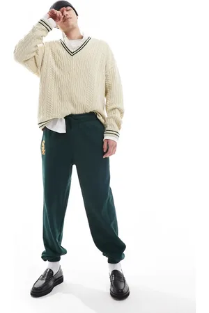 New Era Chicago White Sox logo tracksuit bottoms in dark