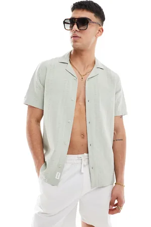 Hollister Seersucker short sleeve shirt in
