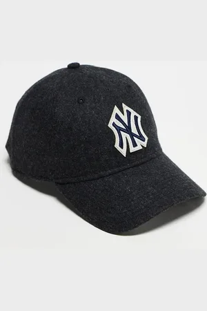 New Era NY Yankees contrast logo 9twenty wool cap in