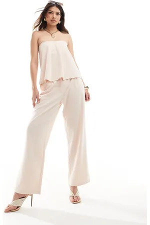 JDY Wide leg co-ord trouser in dusky