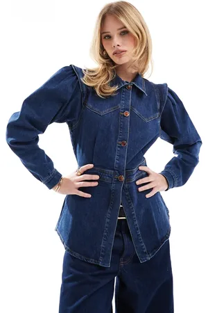 SCALPERS Candy Denim Shirt In Indigo