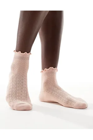 Sui Ava Emma ankle socks in dusty rose