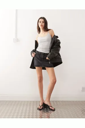 Weekday Skinny strap vest top in melange