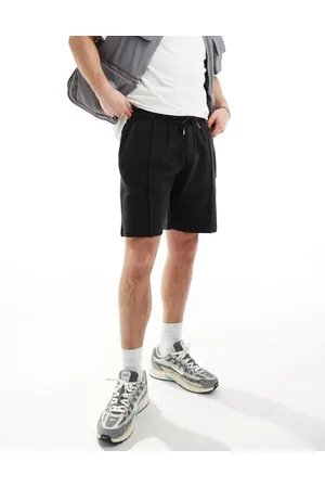 River Island Pintuck jersey shorts in