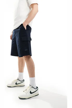 Armani Exchange Label logo cargo shorts in