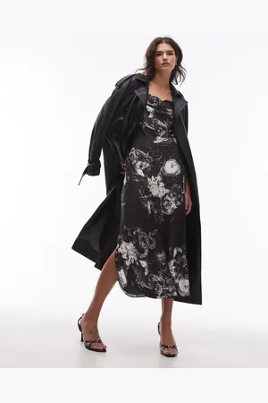 AllSaints Hadley satin maxi dress in print exclusive to asos