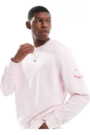 Paul Smith Happy logo crew neck sweatshirt in light