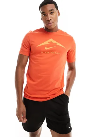 Nike Trail Dri-Fit graphic t-shirt in burnt