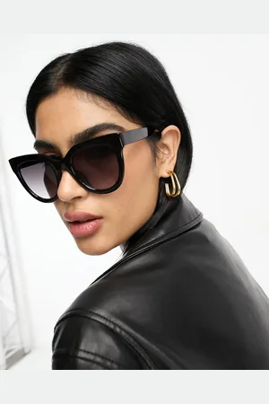 ASOS Chunky flare cat eye sunglasses in
