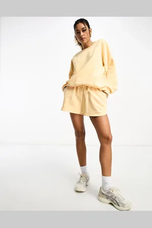ASOS Sweat runner short in apricot