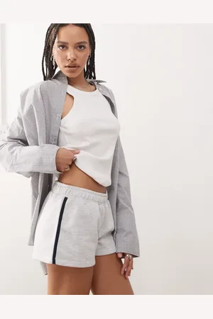 COLLUSION Low rise stripe micro shorts
