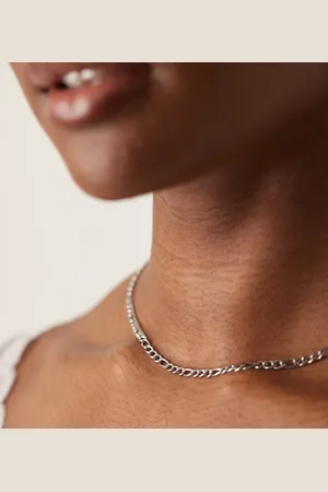 LOST SOULS Stainless steel figaro chain necklace in