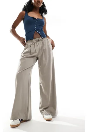 Cotton On Cotton On Luis pull on suiting pant in taupe marle