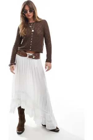 Stradivarius Long sleeve fine knitted cardigan in