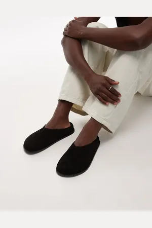 Topshop Abbie suede mules in