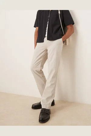 Abercrombie & Fitch Straight leg trouser in beige