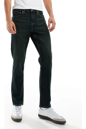 ASOS Slim jeans in washed with green tint