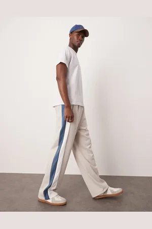 ASOS Wide leg jogger with colourblock side panels in