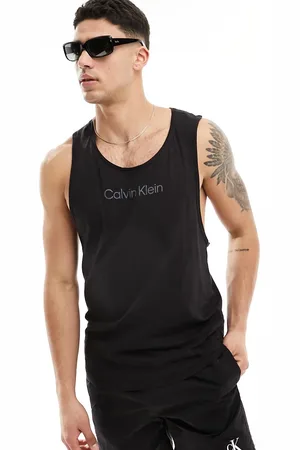 Calvin Klein Centre logo racerback vest in