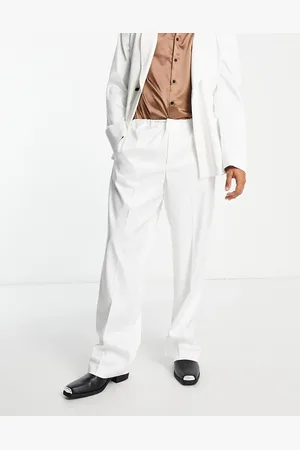 ASOS Wide leg suit trousers in satin