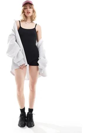 COLLUSION Jersey cami unitard in