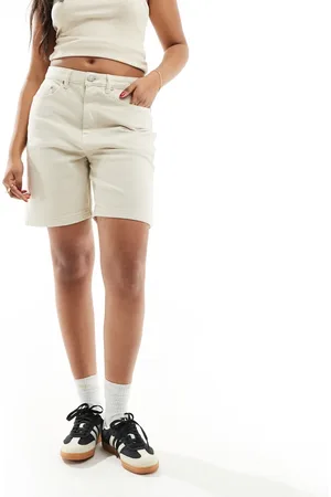 Threadbare Leon denim jorts in off