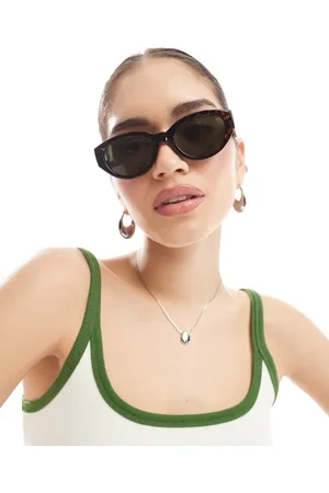 A. Kjærbede Winnie cat eye sunglasses in demi tortoise