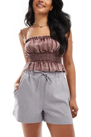 ASOS Tailored pull on short in grey