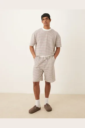 ASOS Oversized crochet style short in beige