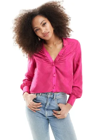 SCALPERS Button shirt in fucsia