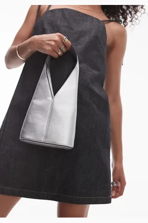 Topshop Gima metallic grab bag in