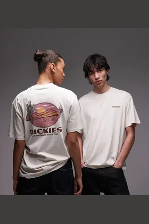 Dickies Desert crest western back print t-shirt in off - exclusive to ASOS