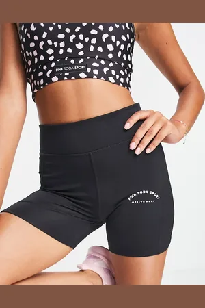 Pink Soda Rib insert bootie shorts in