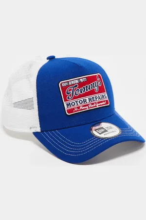 New Era Vintage patch trucker cap in multi