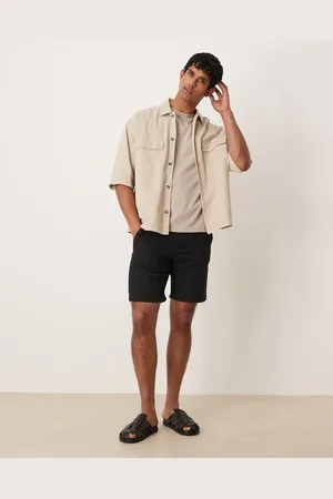 SELECTED Linen blend shorts in