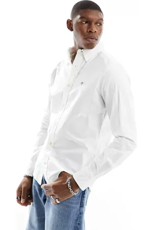 GANT Icon logo slim fit oxford shirt in