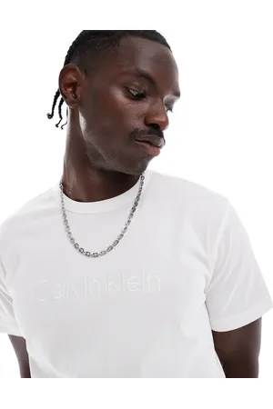 Calvin Klein Cotton lounge tee in with embroidered logo