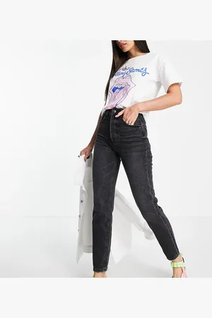 Stradivarius Tall mom fit vintage jean in washed