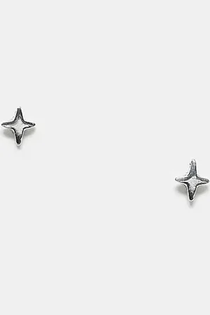 Kingsley Ryan 4 point star stud earrings in sterling